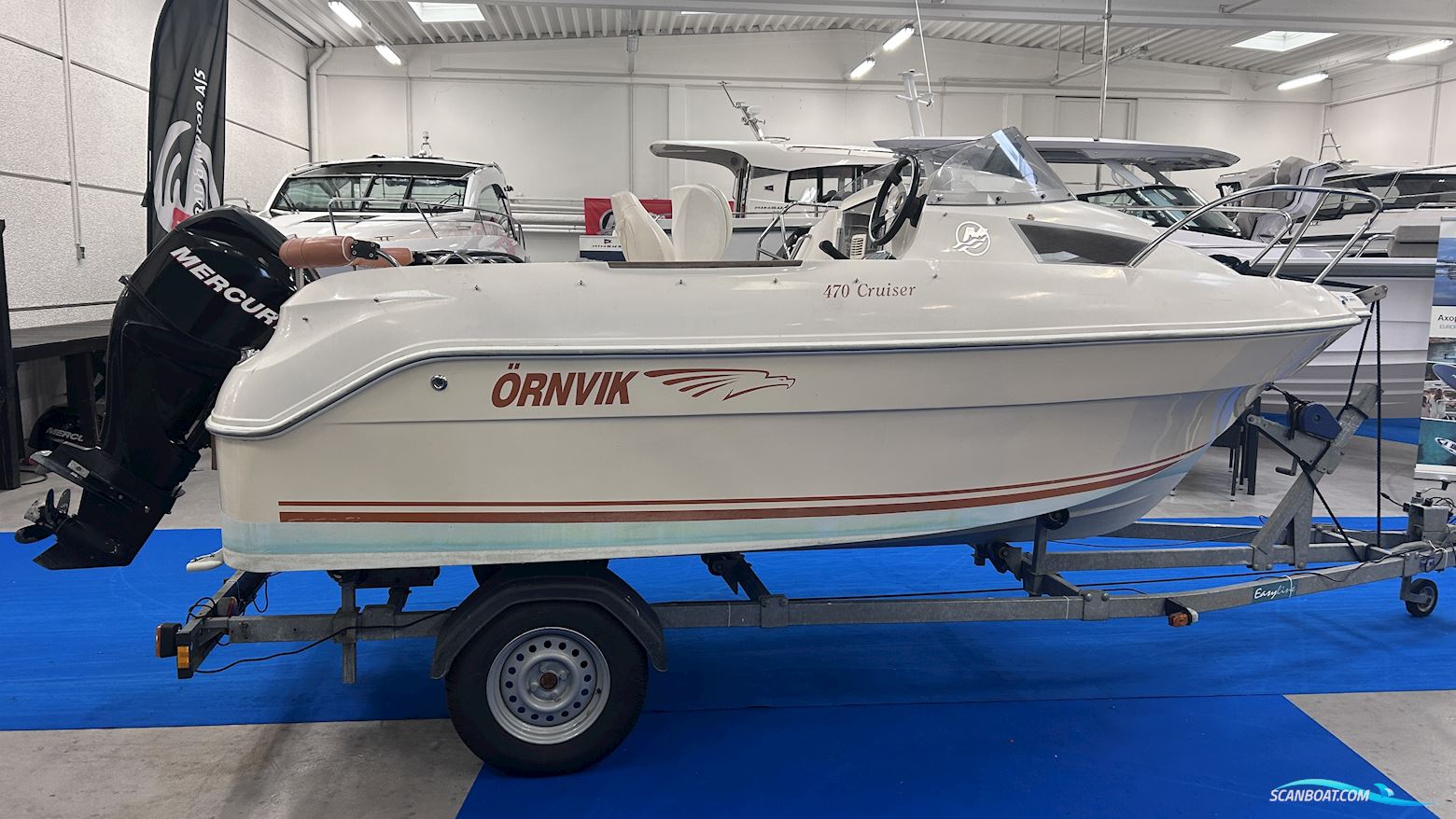  Quicksilver/Ørnvik 470  Cruiser Motorboten 2009, met Mercury 50 hk 4-takt motor, Denemarken