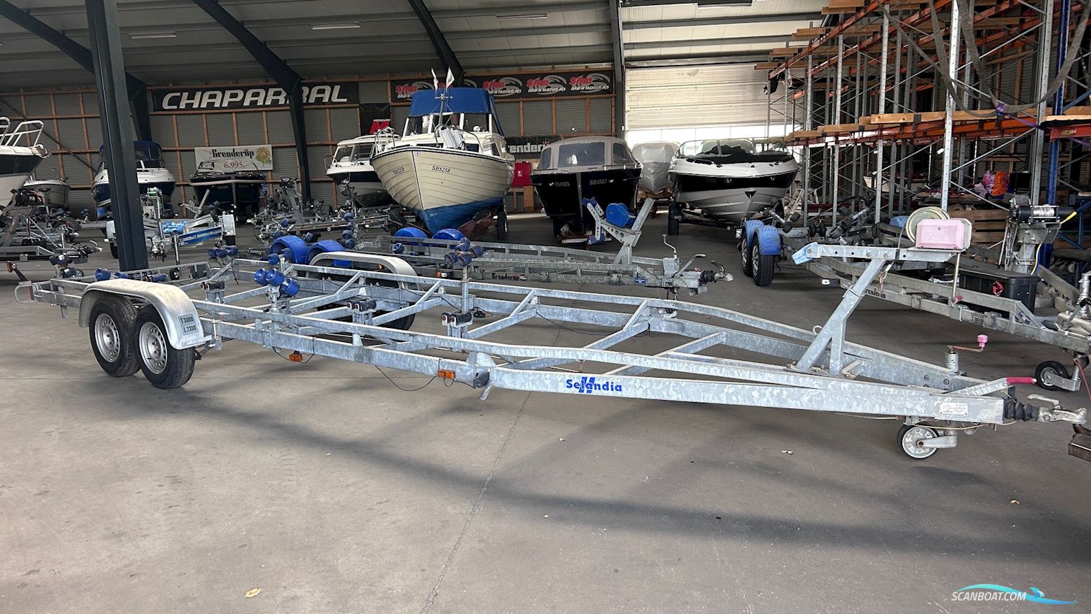  Selandia 3500 kg bådtrailer Motorboten 2008, Denemarken