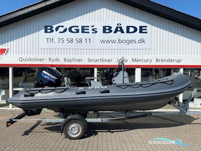 3D Tender X-PRO 535 RIB med F75 hk Mercury SeaPro 2,1L 4 takt EFI Motorboten 2025, Denemarken