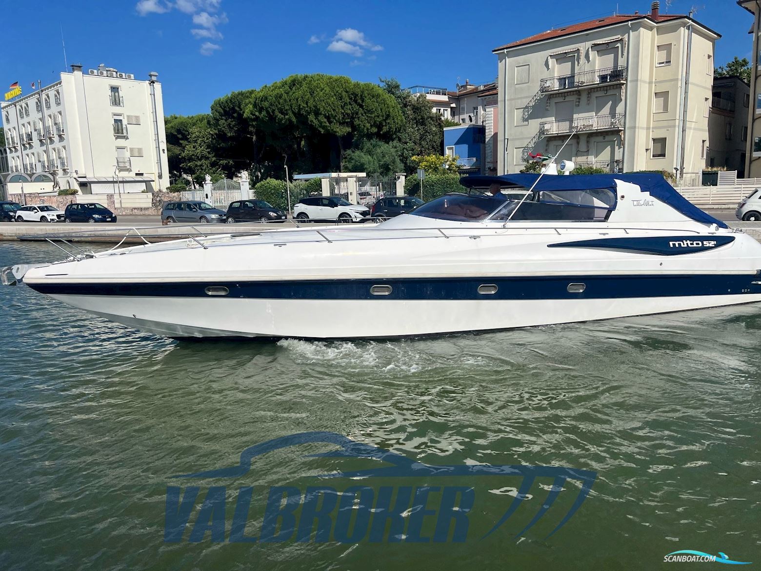 Abbate Tullio Mito 52 Motorboten 2003, met Seatek motor, Italië