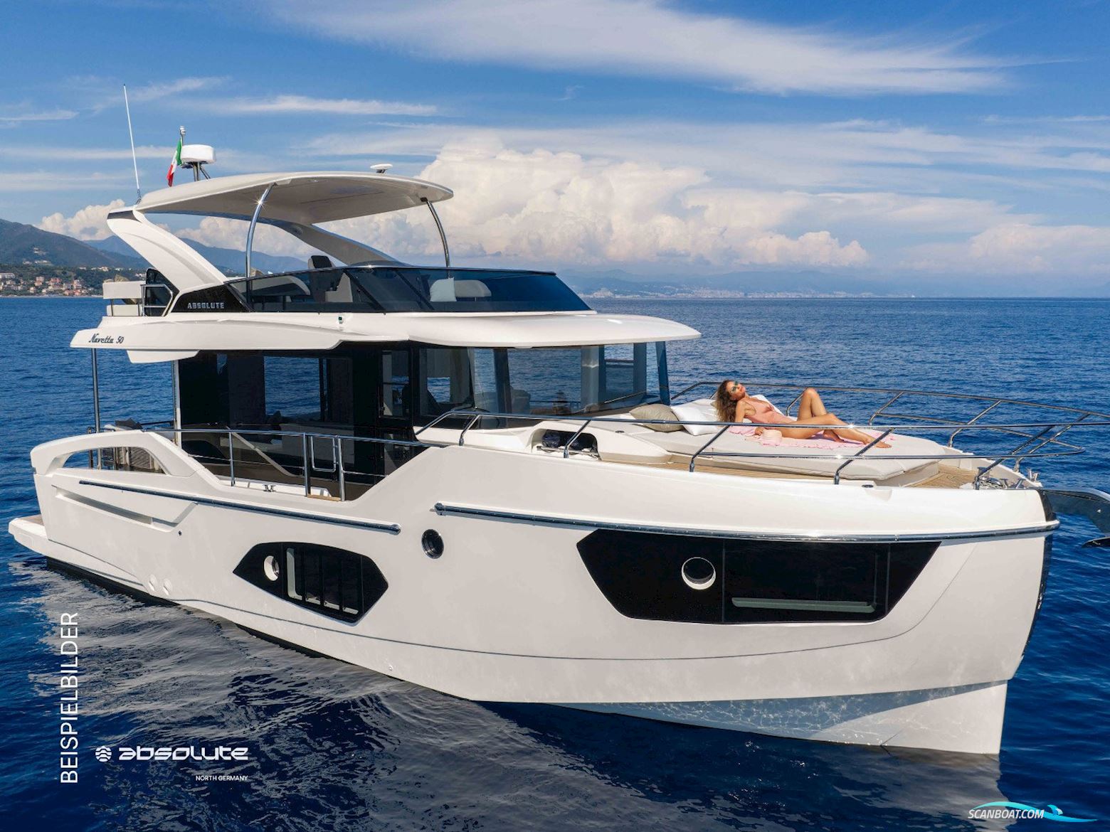Absolute Navetta 50 Motorboten 2026, met Volvo Penta motor, Duitsland