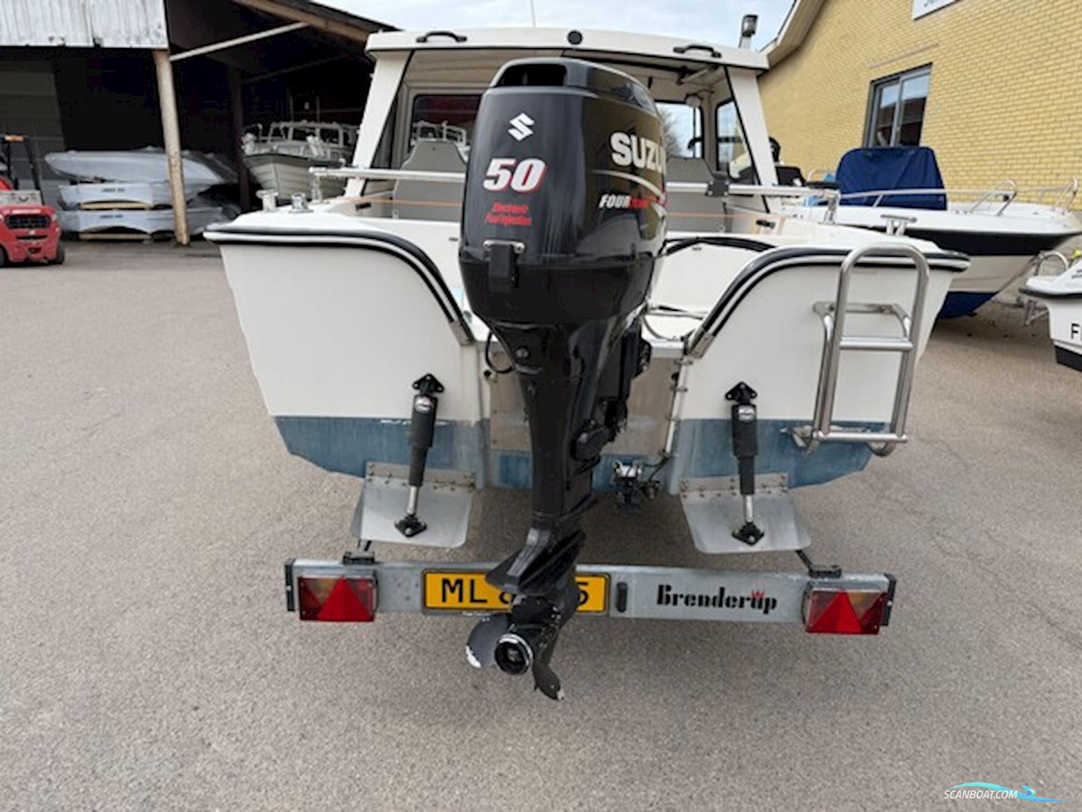 ??? Uttern 5600 MR Med Suzuki 50 HK Kun 184 Timer – Trailer – Klar Til Fiskeri og Hygge på Vandet