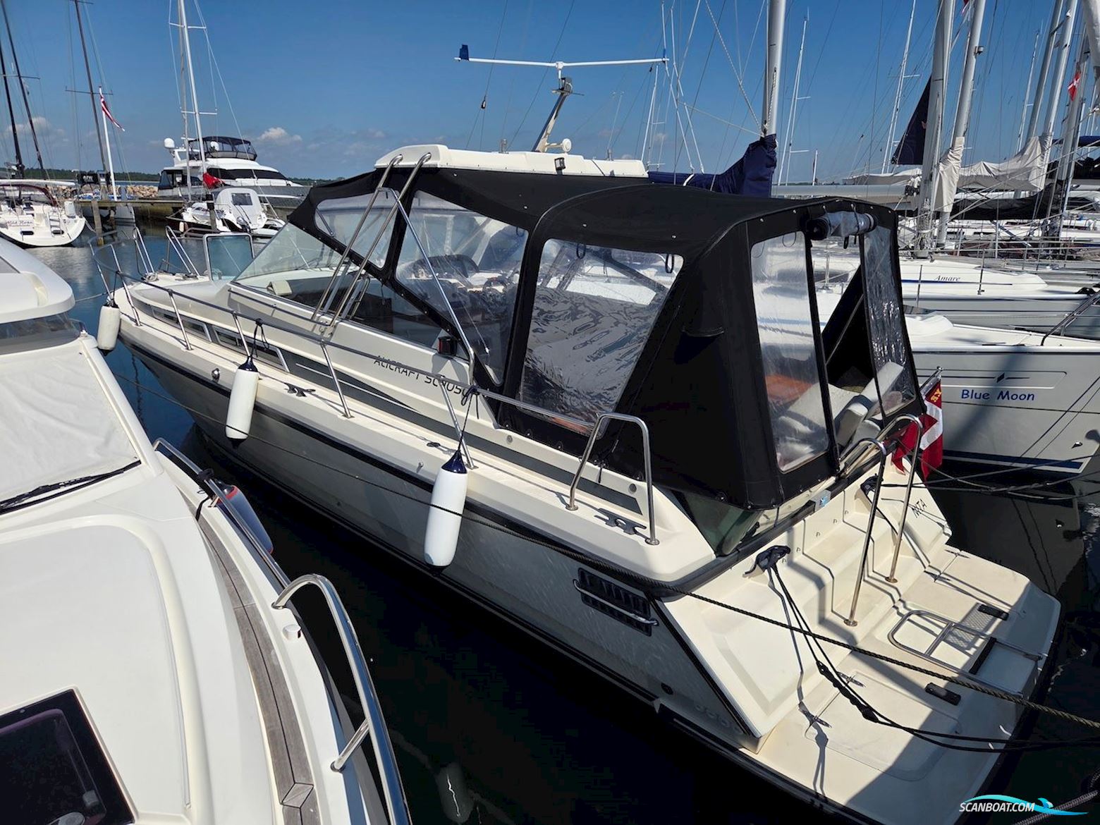 Alicraft 1050 Sports Cruiser Motorboten 1985, met Volvo Penta motor, Denemarken