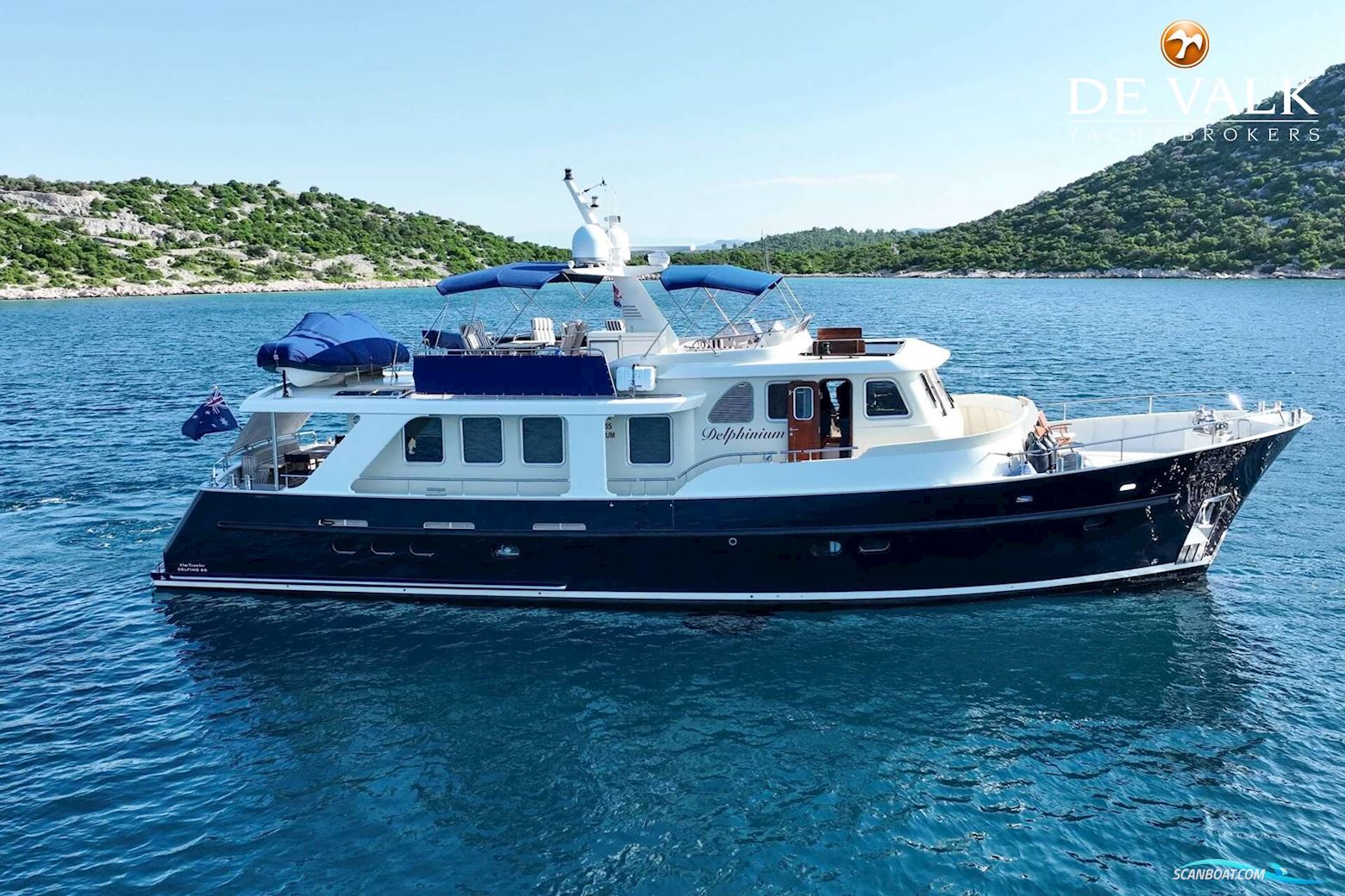 Almtrawler Delfino 65 Motorboten 2015, met Perkins motor, Kroatië