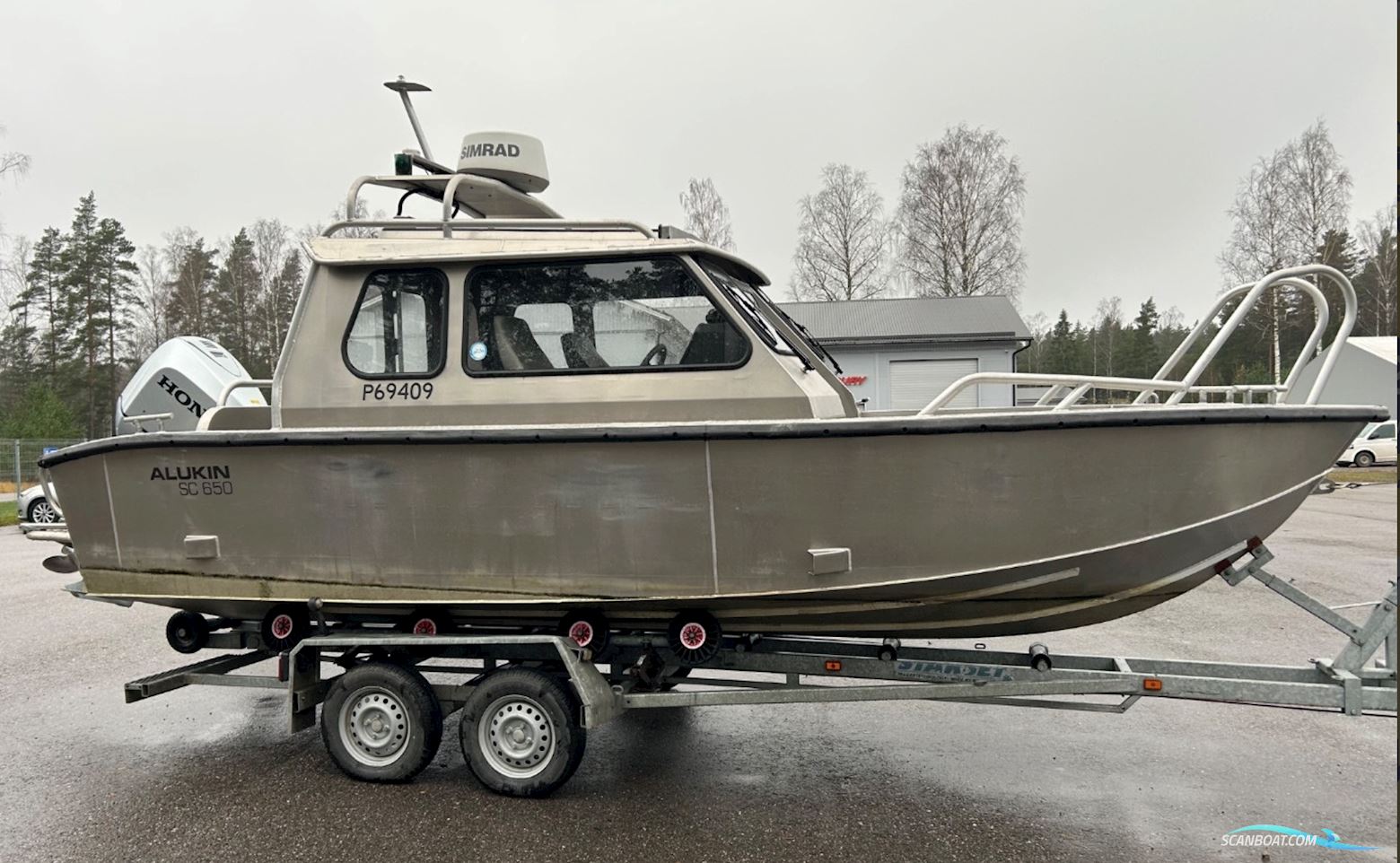 Alukin SC 650 Motorboten 2019, met Honda motor, Sweden