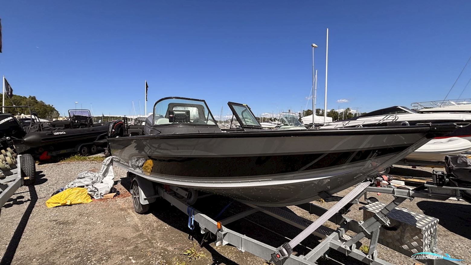 Alumacraft Tournament Pro 195 Motorboten 2015, met Honda 200 motor, Sweden