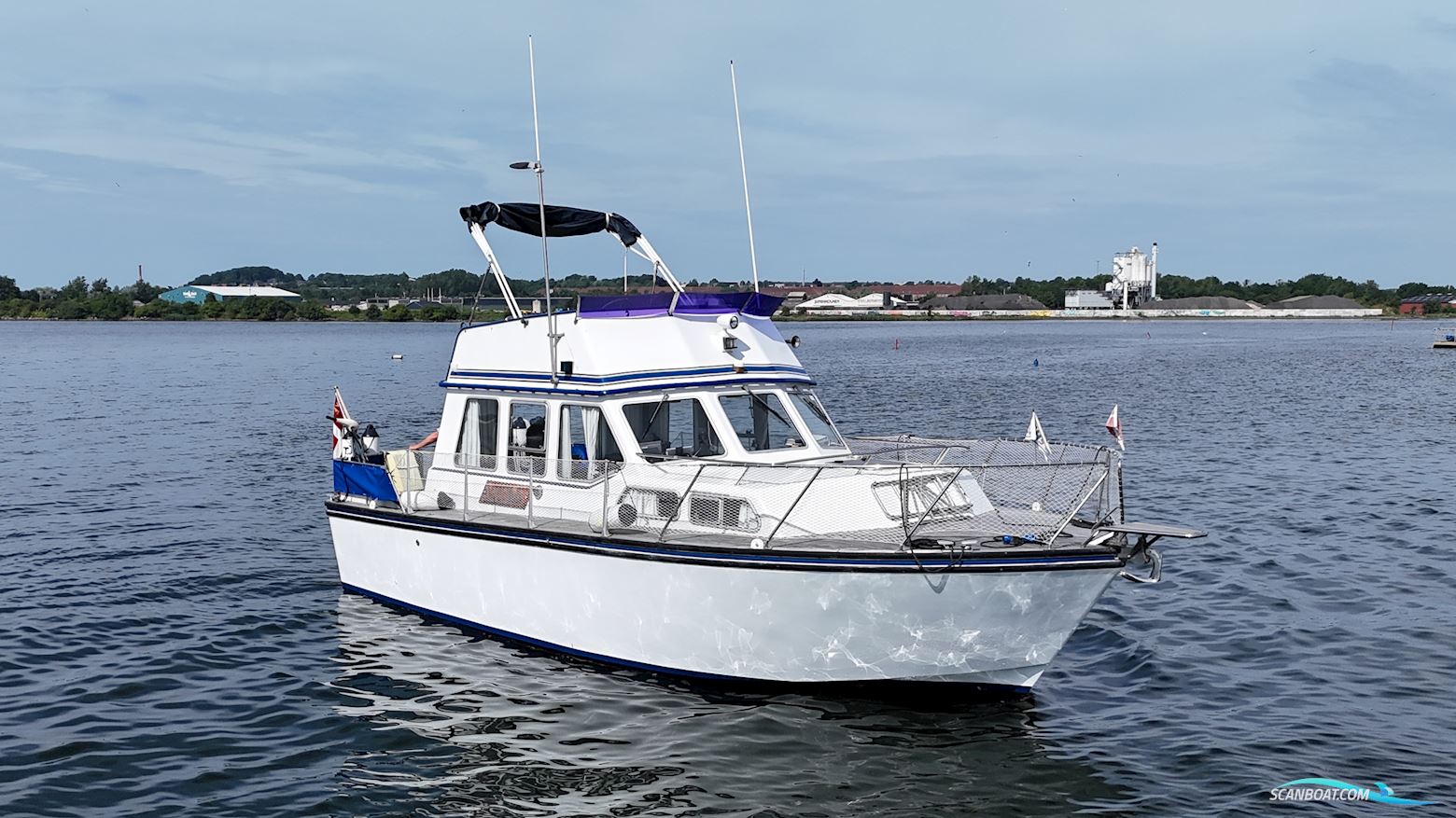Aluminium Trawler One-Off Motorboten 1983, met Bedford J6 motor, Denemarken