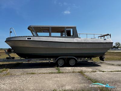 Aluminiumsbåd Motorboten 2000, met Steyer m14TCam
 motor, Denemarken