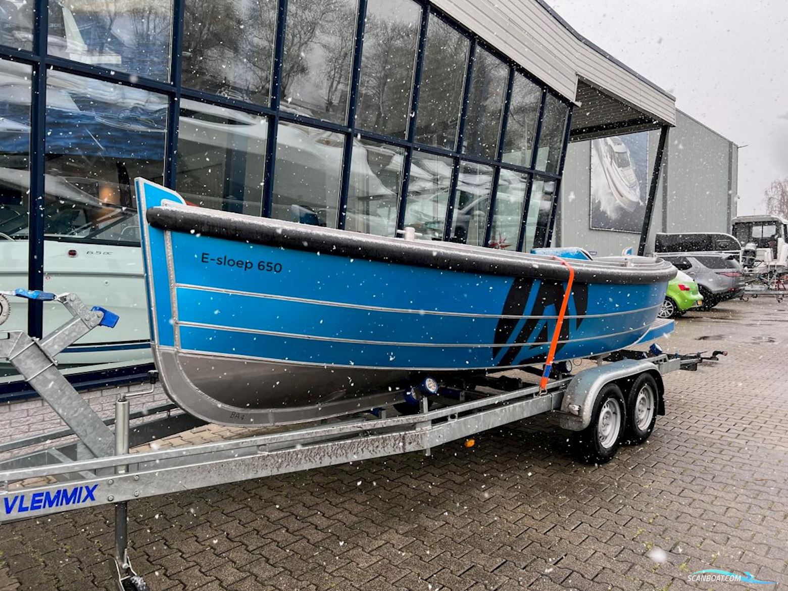 Aluship (met unieke pod-drive) Aluship (met unieke pod-drive) E-Sloep 650