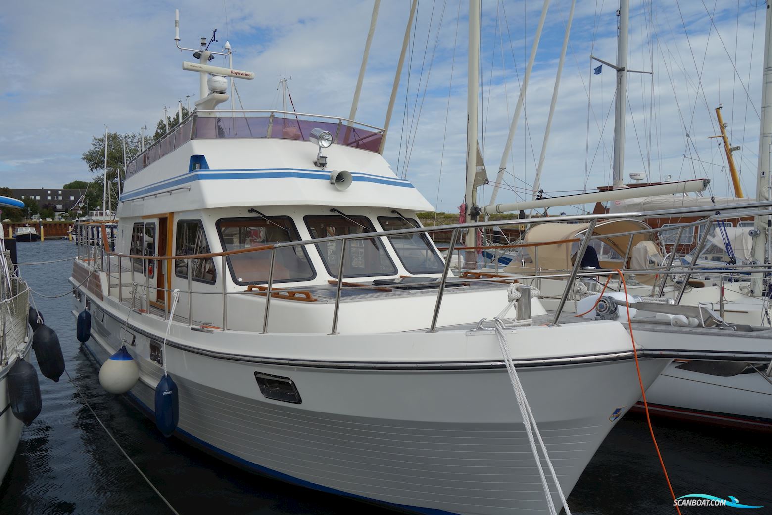 Ams Marine Tawler Motorboten 1995, met Caterpillar V8 motor, Duitsland