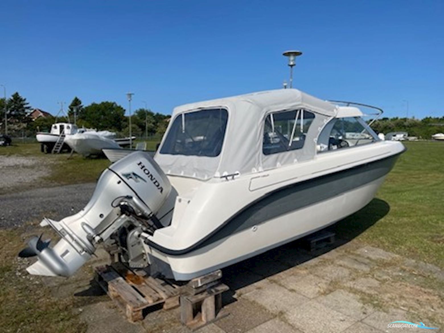 AMT 185 HT med Honda 90 hk 4-takt  Motorboten 2008, met Honda motor, Denemarken