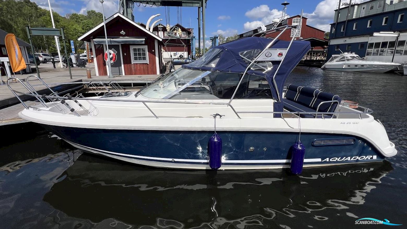Aquador 25 Wae Motorboten 2007, met Volvo Penta motor, Sweden