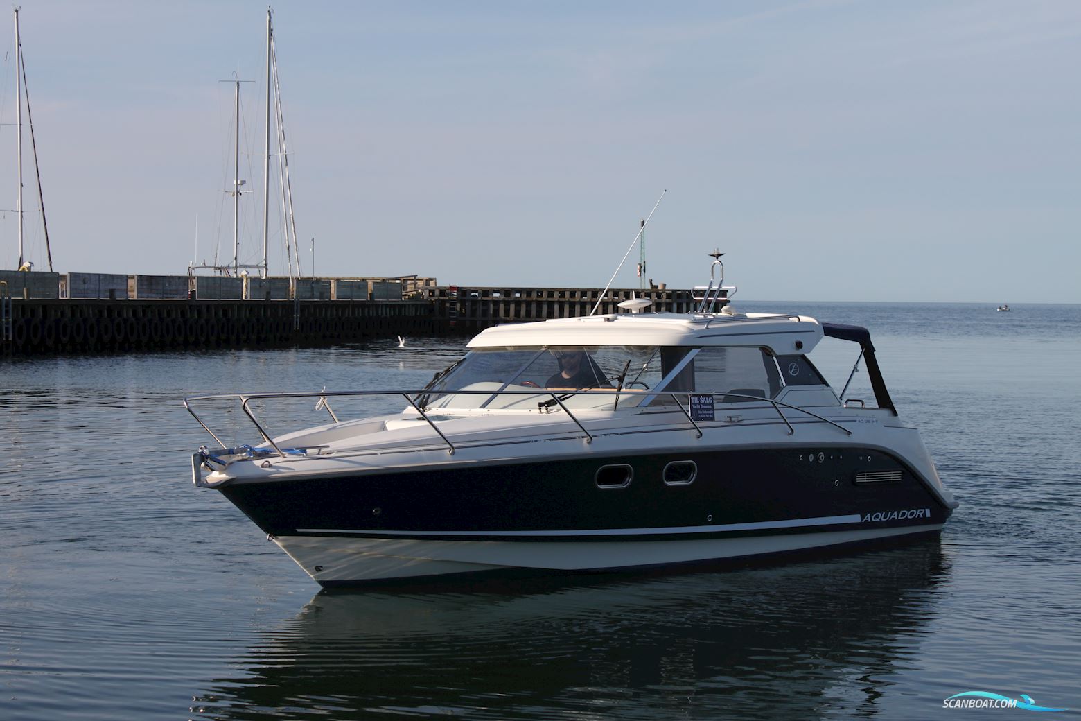 Aquador 26 HT Motorboten 2005, met Volvo penta KAD44 motor, Denemarken