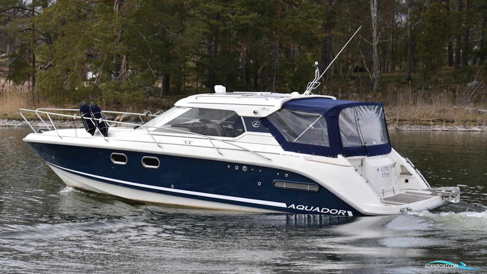 Aquador 26 HT Motorboten 2006, met Volvo Penta motor, Sweden