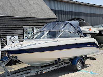 Askeladden 585 Freestyle / m Trailer Motorboten 2002, met Evinrude motor, Denemarken