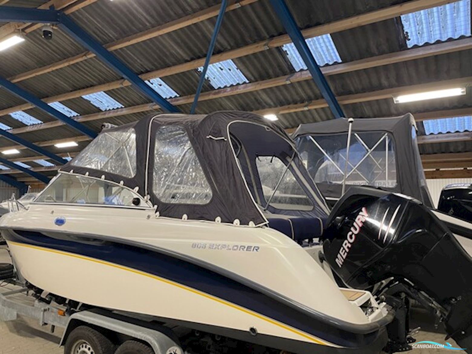 Askeladden 605 Explorer Med 150 hk Mercury Verado og 2500 kg Bådtrailer