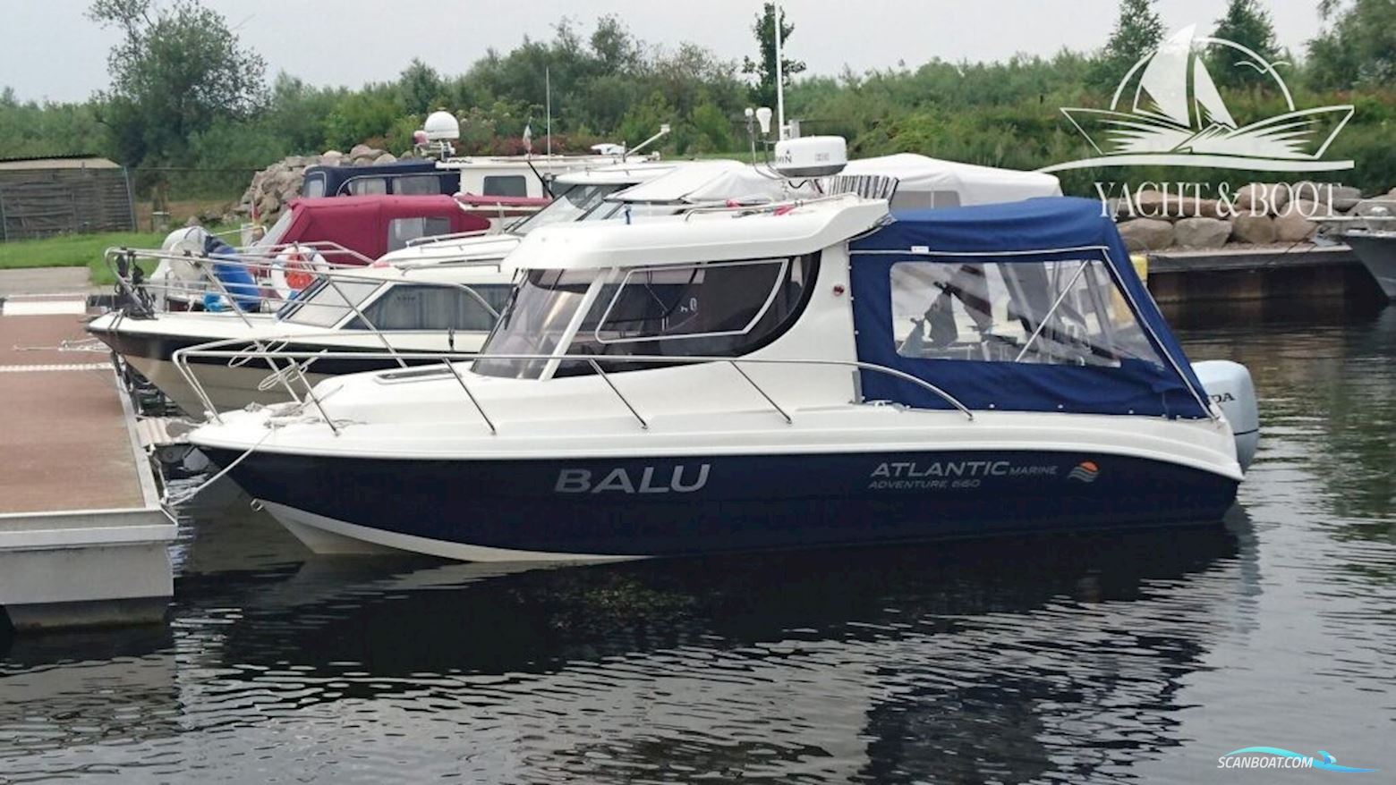 Atlantic Marine Adventure 660 Motorboten 2013, met Honda motor, Duitsland