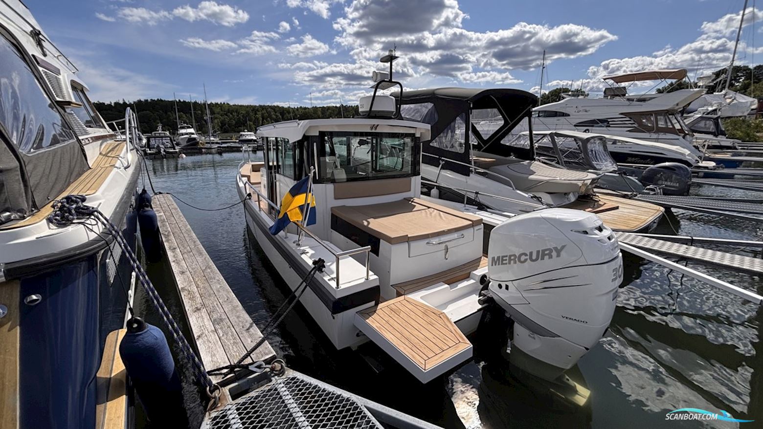 Axopar 28 Aft Cabin Motorboten 2015, met Mercury 300 XL Verado, 520 Motortimmar motor, Sweden
