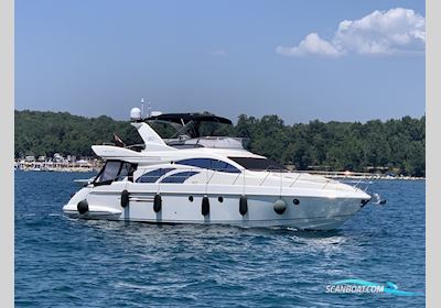 Azimut 50 FLY 2 KABINEN Motorboten 2007, met CATERPILLAR C 12 motor, Kroatië