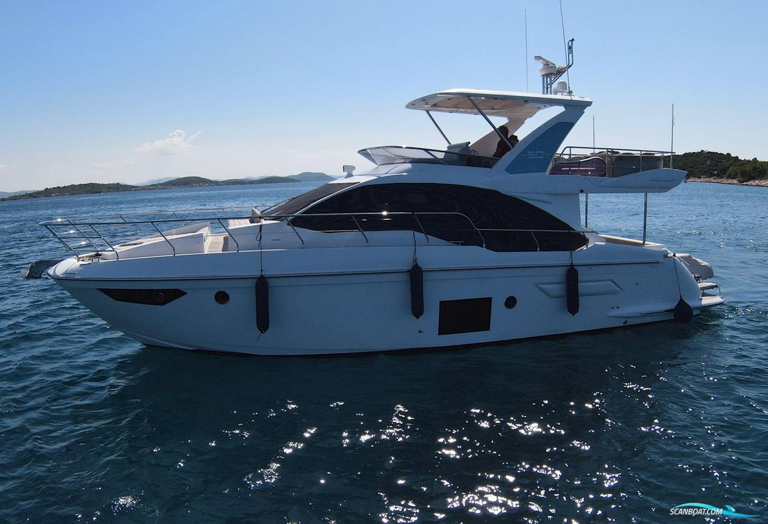 Azimut 50 Motorboten 2018, met Volvo Penta D11 motor, Kroatië