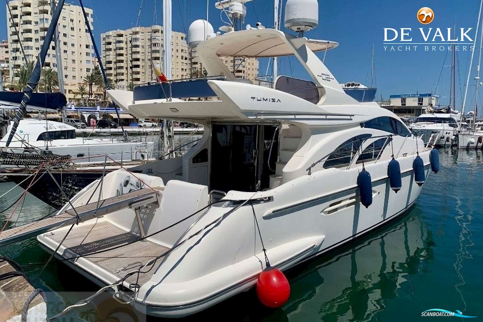 Azimut 50 Motorboten 2006, met Caterpillar motor, Spain