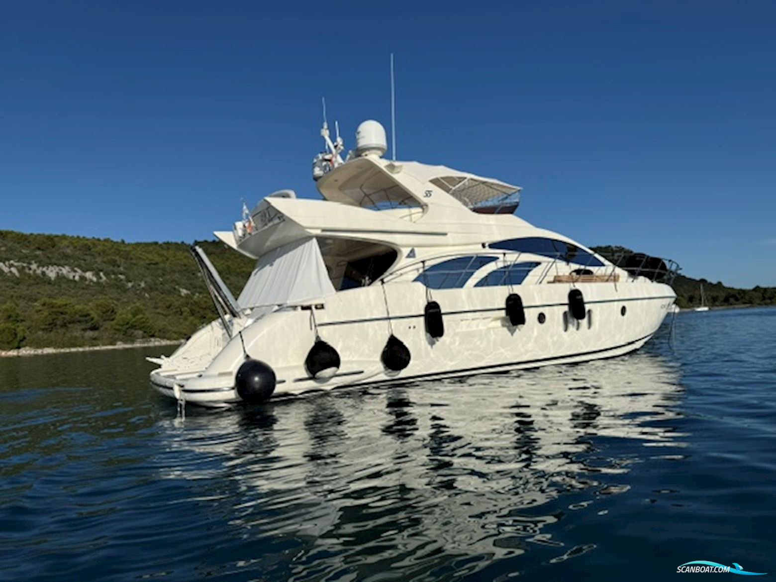 Azimut 55 Motorboten 2003, met Caterpillar C12 motor, Kroatië