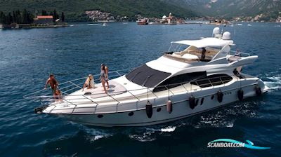 Azimut 62 Evolution Motorboten 2005, met Caterpillar C18 1015Hp x2 motor, Montenegro