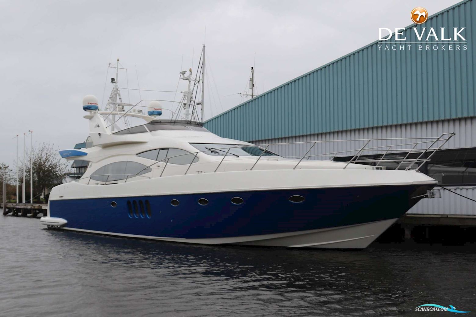 Azimut 68 Plus Motorboten 2000, met MAN motor, The Netherlands