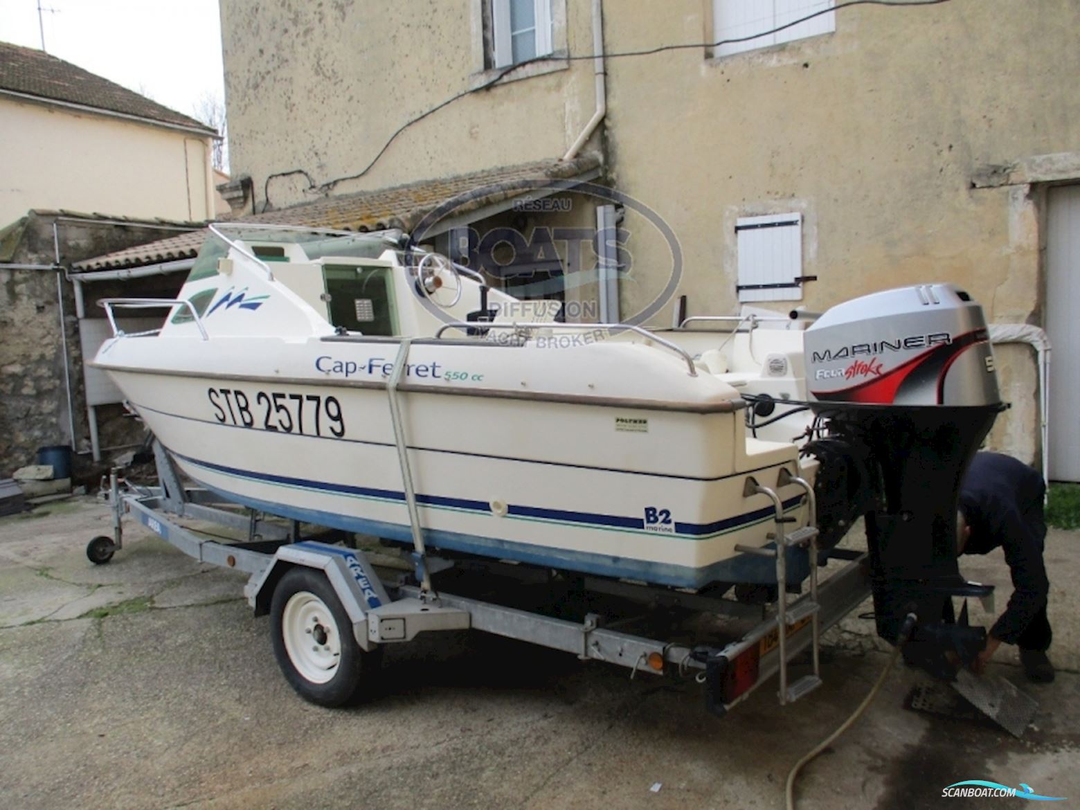 B2 MARINE CAP FERRET 550 CC + REMORQUE