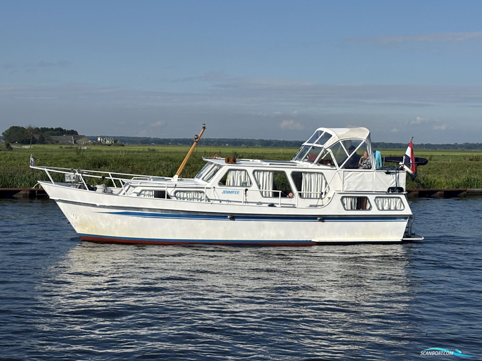 Babro Kruiser 11.00 AK Motorboten 1990, met Volvo Penta Diesel motor, The Netherlands