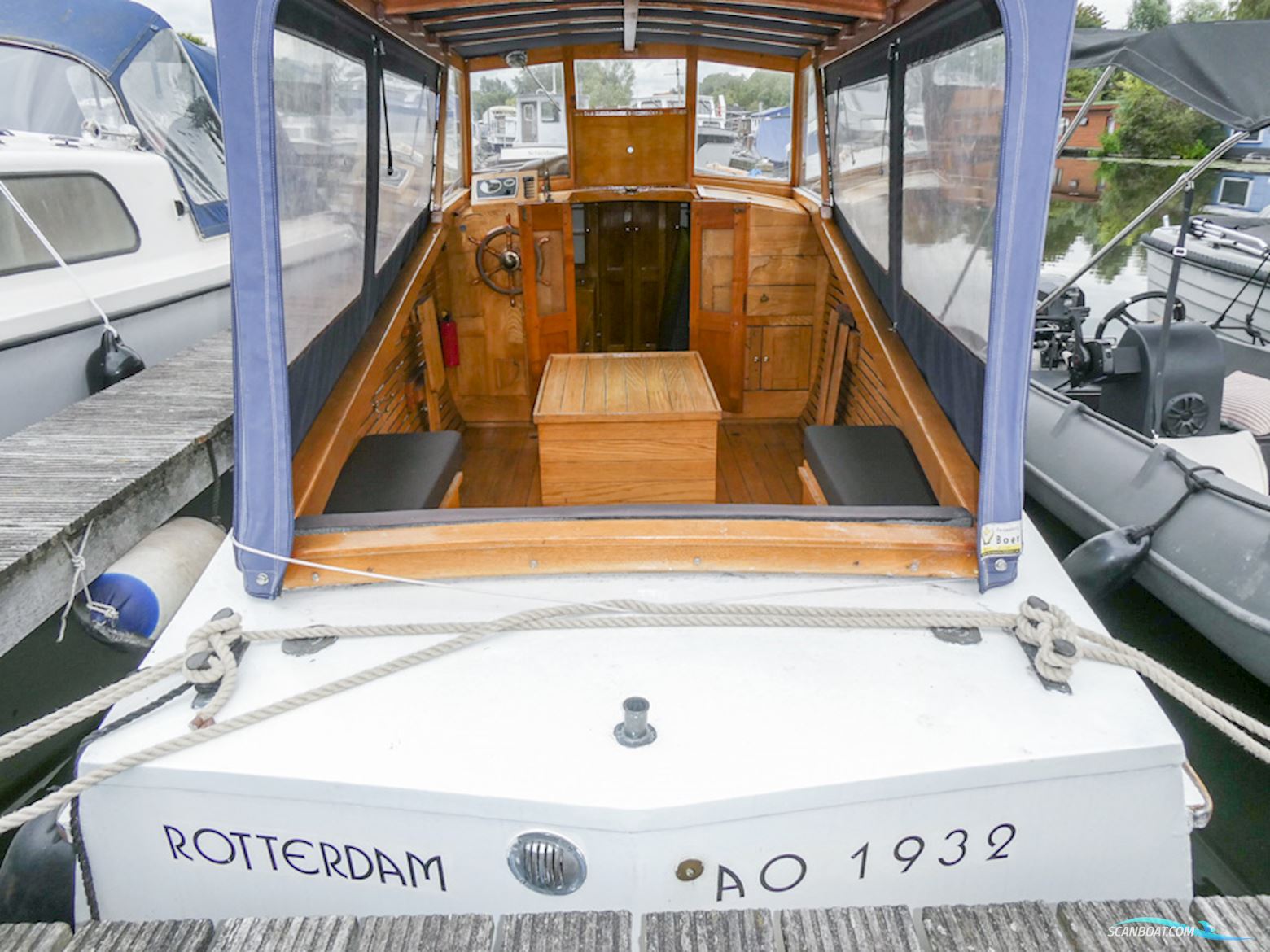 Bakdek Klassiek Motorjacht 7.60