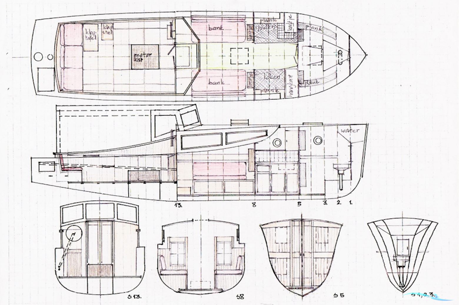 BAKDEKKER met koffer verlengd bakdek