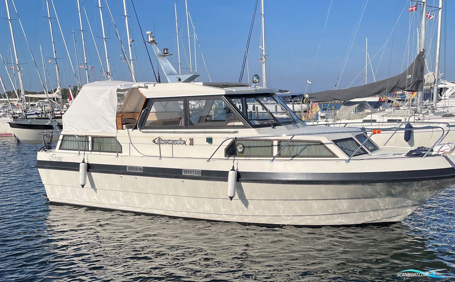 Barracuda 30/32 Motorboten 1983, met Perkins motor, Denemarken