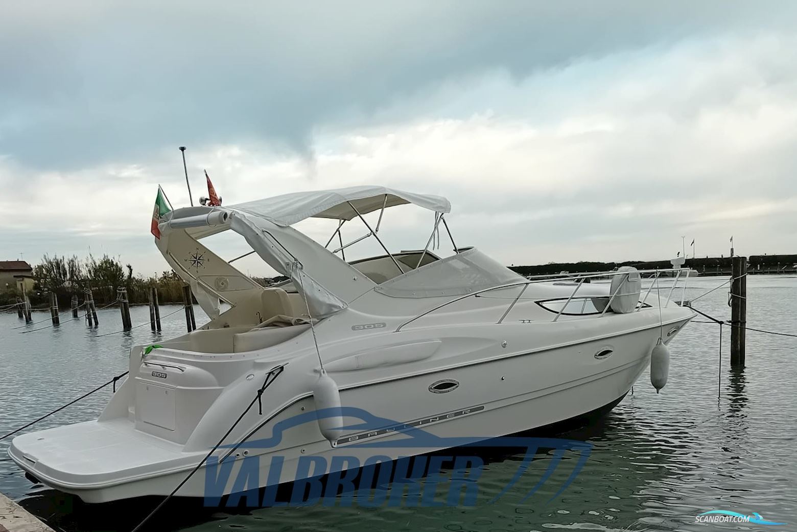 Bayliner 3055 EL Motorboten 1999, met Mercruiser MCM 5.0 L motor, Italië