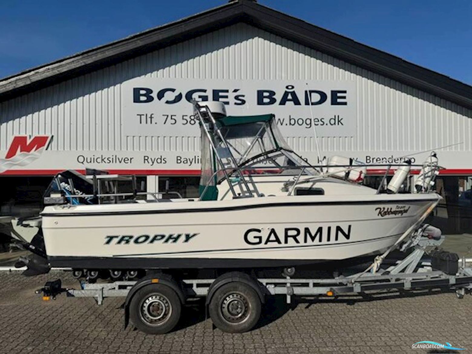Bayliner Trophy 1802 WA Med 115 hk Mercury-Efi 4 Takt - Anvisningssalg Motorboten 2005, met Mercury motor, Denemarken