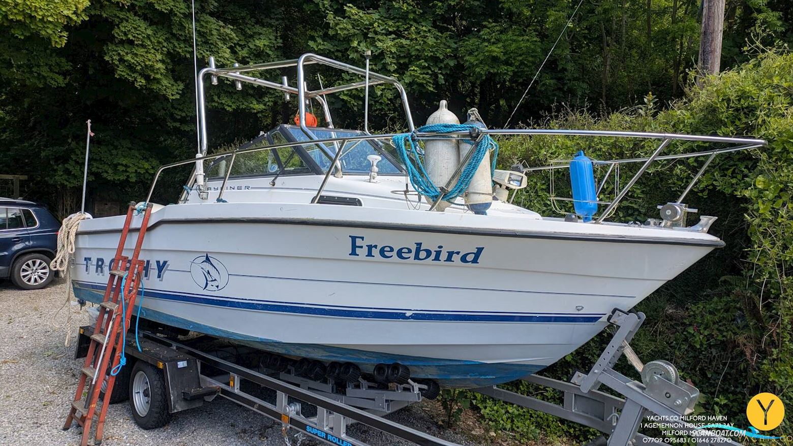 Bayliner Trophy Walkaround 2102 Motorboten 1993, met Evinrude Etec motor, United Kingdom