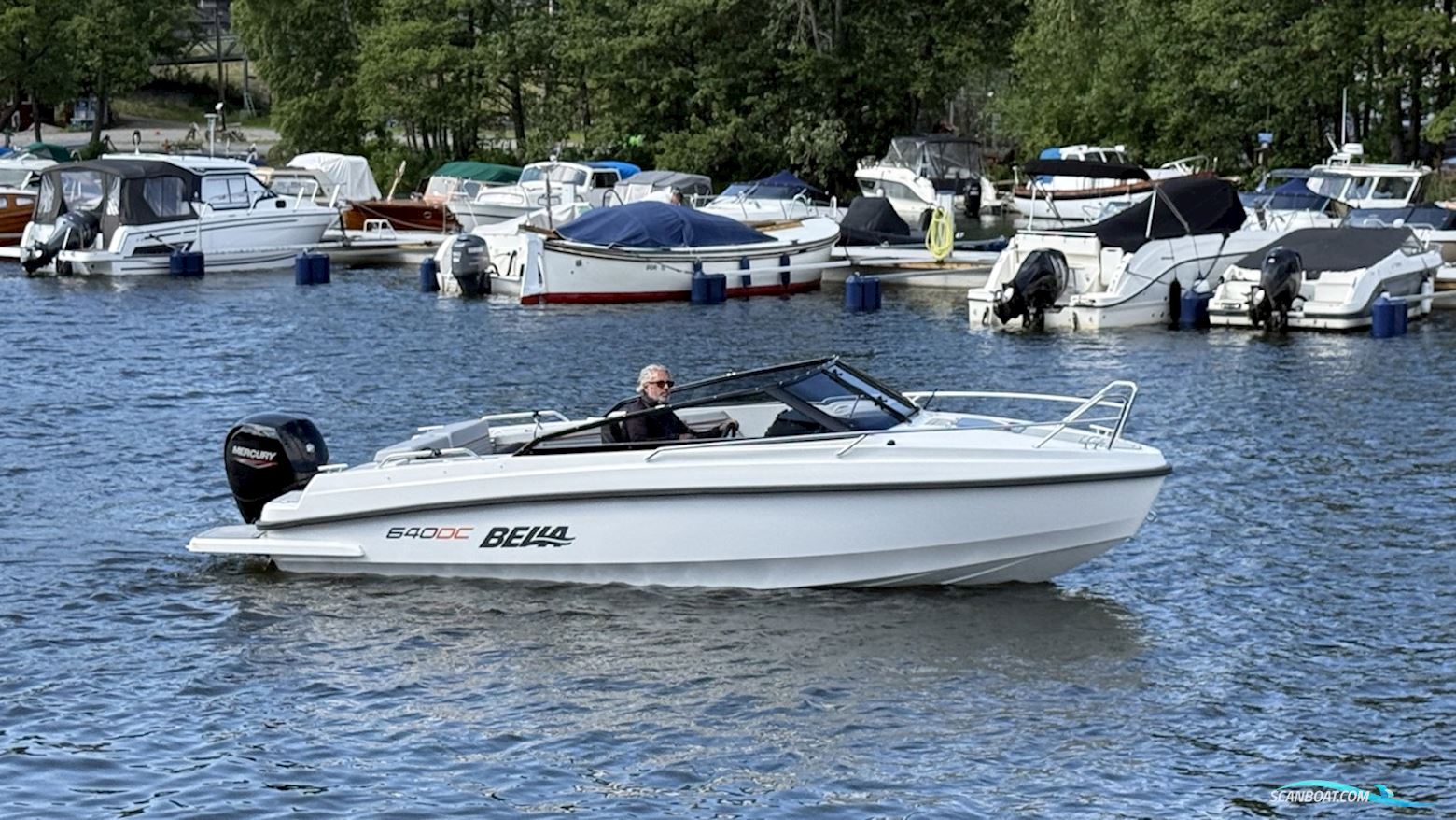 Bella 640 DC Motorboten 2021, met Mercury motor, Sweden