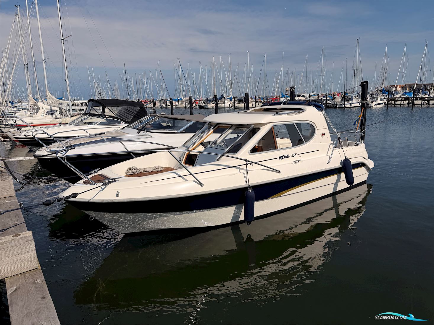 Bella 655 Motorboten 2010, met Mercruiser 4.3L Mpi motor, Sweden