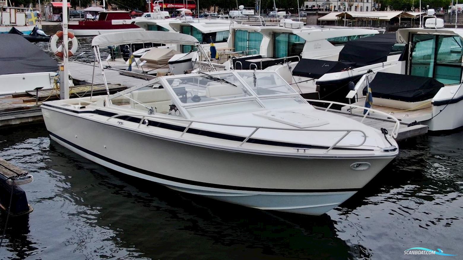 Bertram 28 Moppie Motorboten 1992, met Mercruiser motor, Sweden