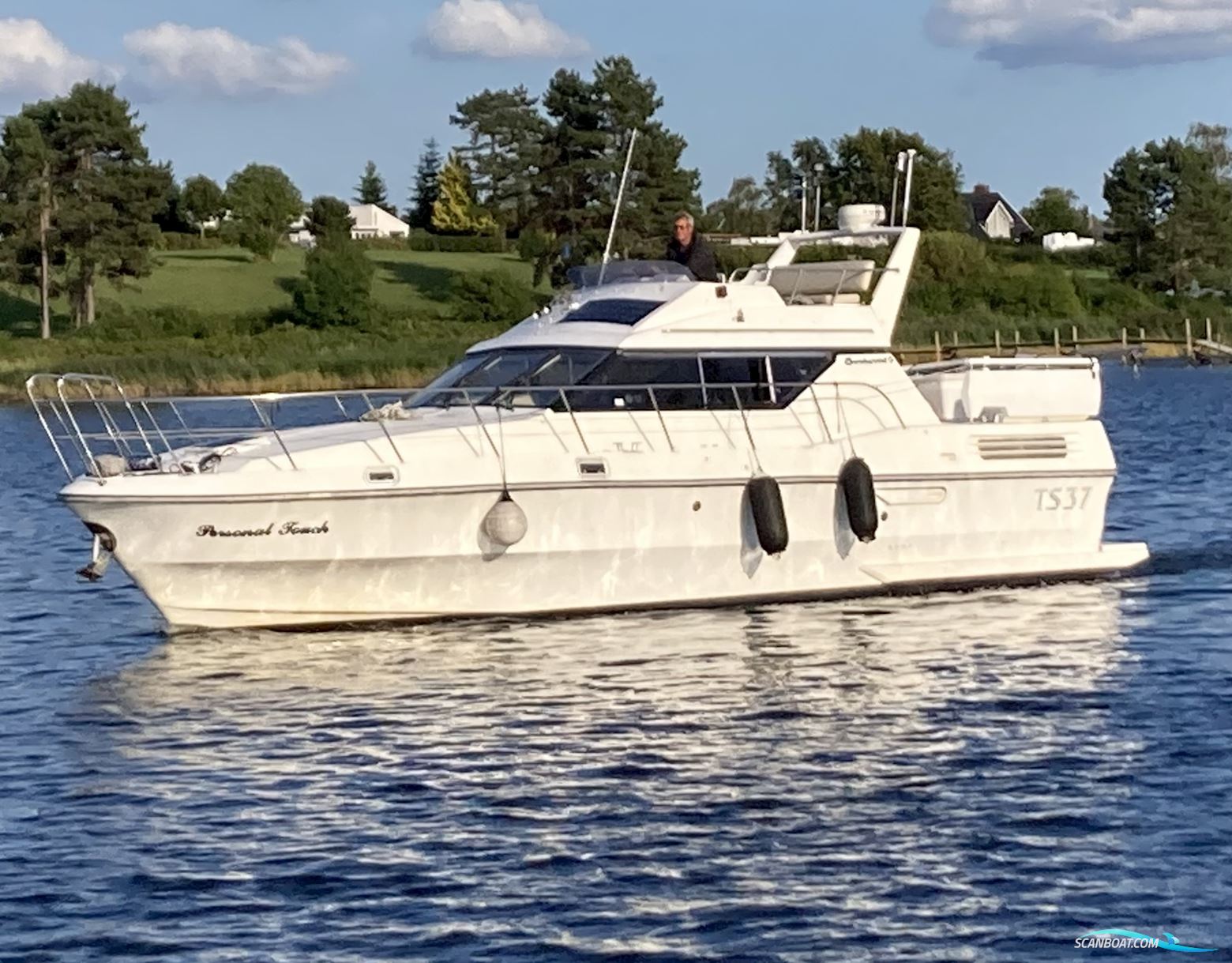 Birchwood 37 TS Motorboten 1986, met BMW D636 motor, Denemarken