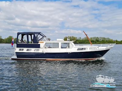 Blauwe Hand Kruiser 14.00 AK Motorboten 1978, met Ford Lehman motor, The Netherlands