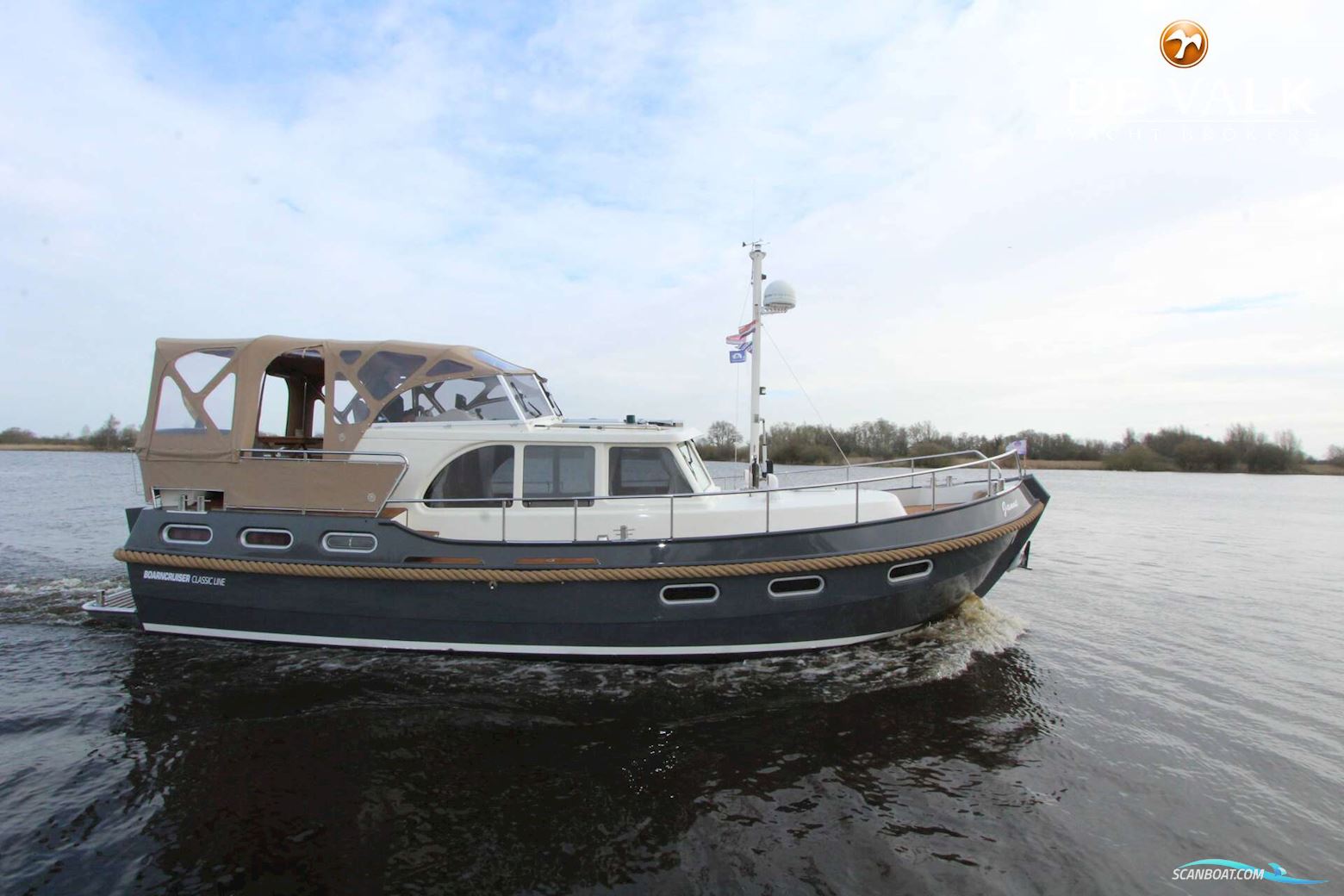 Boarncruiser 40 Classic Line Motorboten 2001, met Perkins motor, The Netherlands