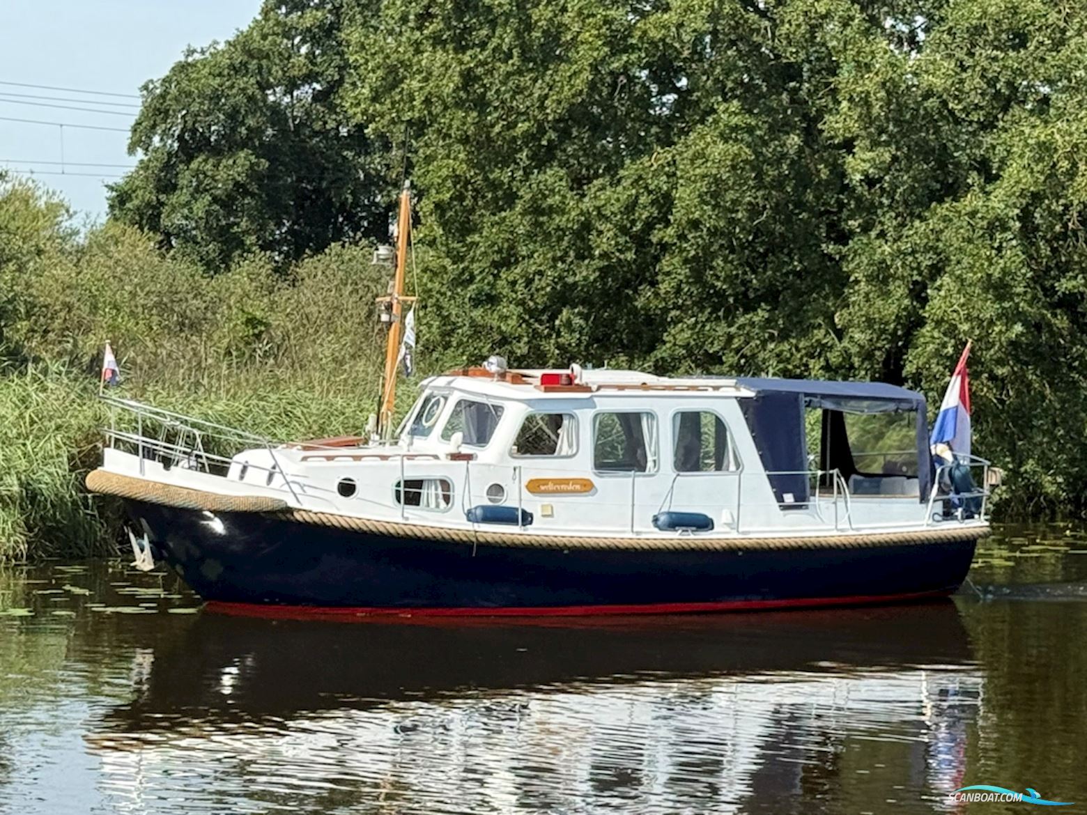 Boarnstream Vlet 930 Motorboten 1978, met Bmc Commander motor, The Netherlands