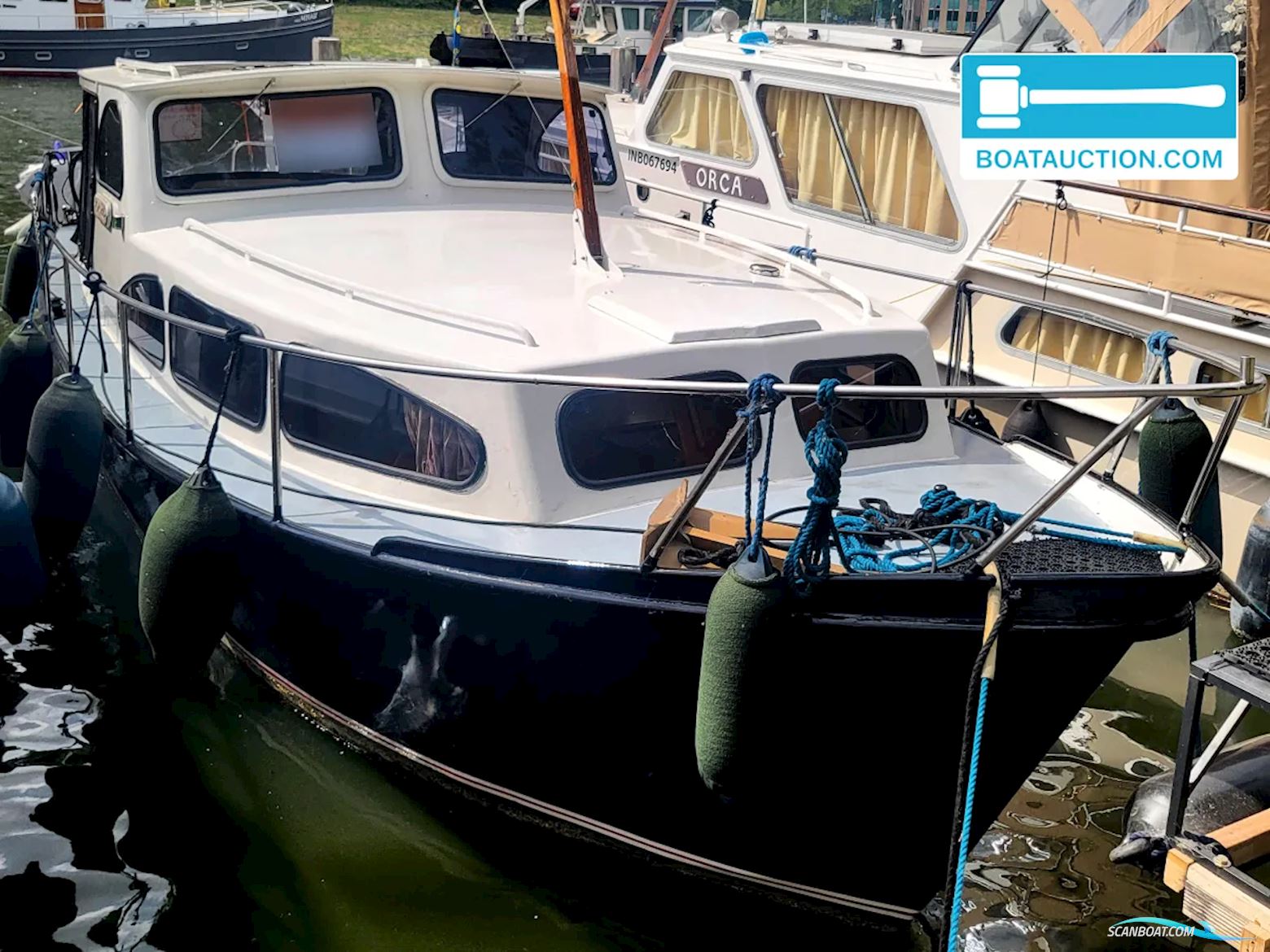 Boer kruiser 950AK Motorboten 1980, met Sabb motor, The Netherlands