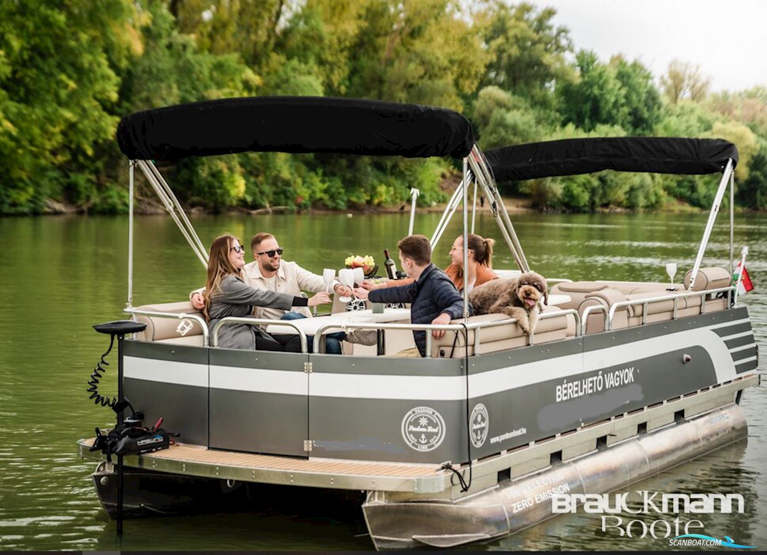 Bontoon Boat HU Passion Line Cat 675 Motorboten 2024, met Navy motor, Hungary