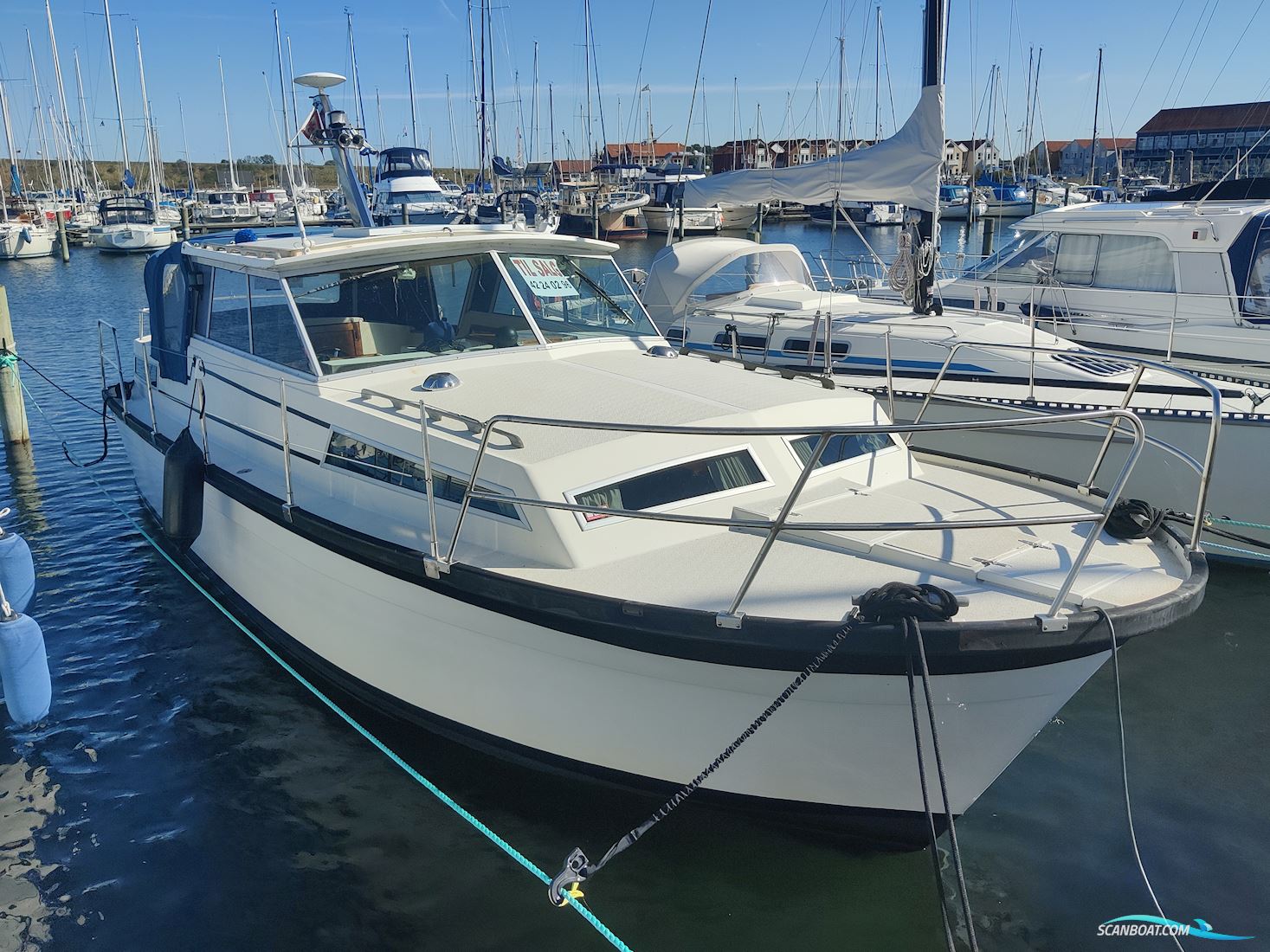 Bornö 31 Sælges NU. Motorboten 1983, met Perkins 6-354h motor, Denemarken