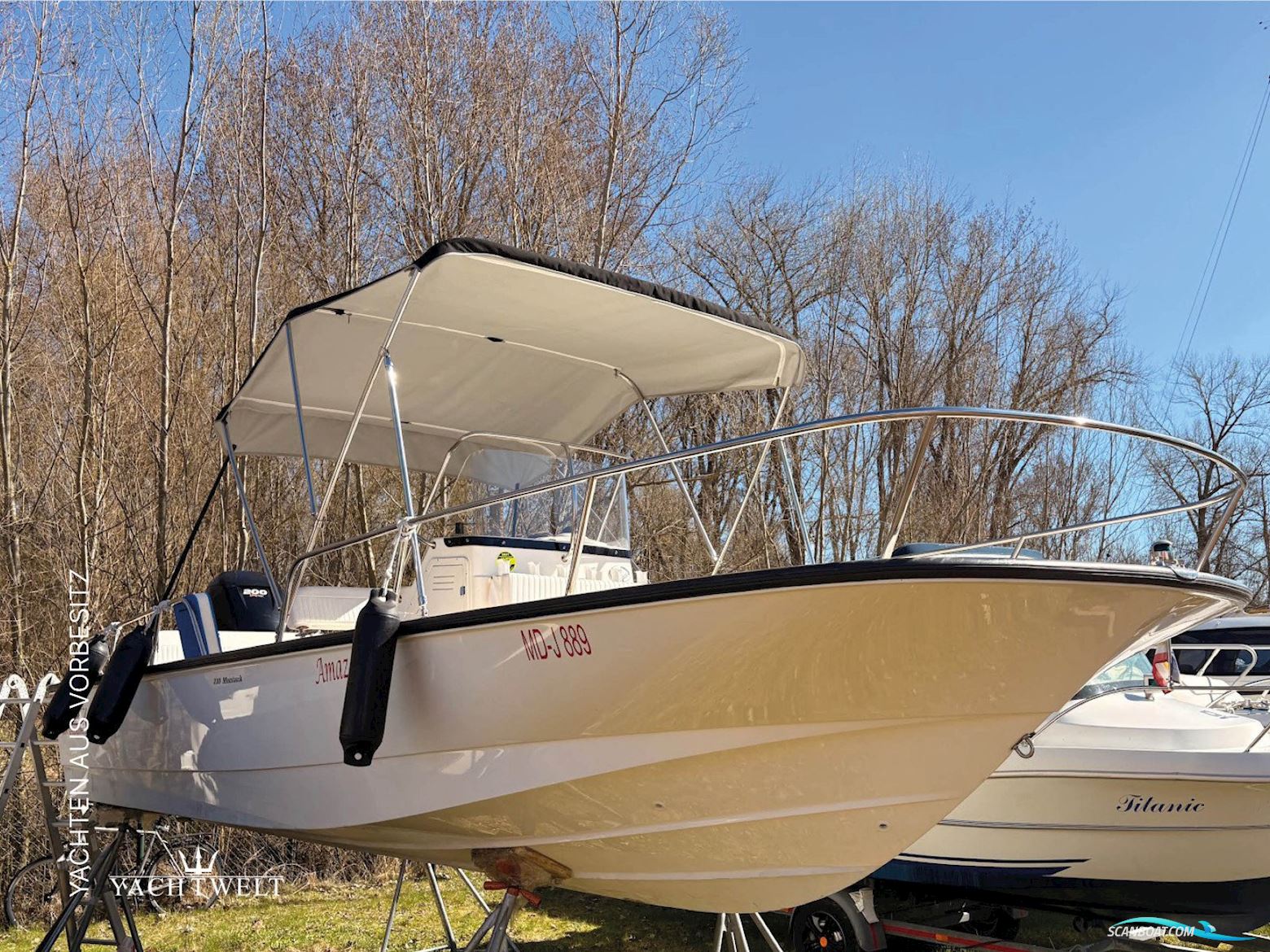 Boston Whaler 210 MONTAUK Motorboten 2017, met MERCURY motor, Duitsland