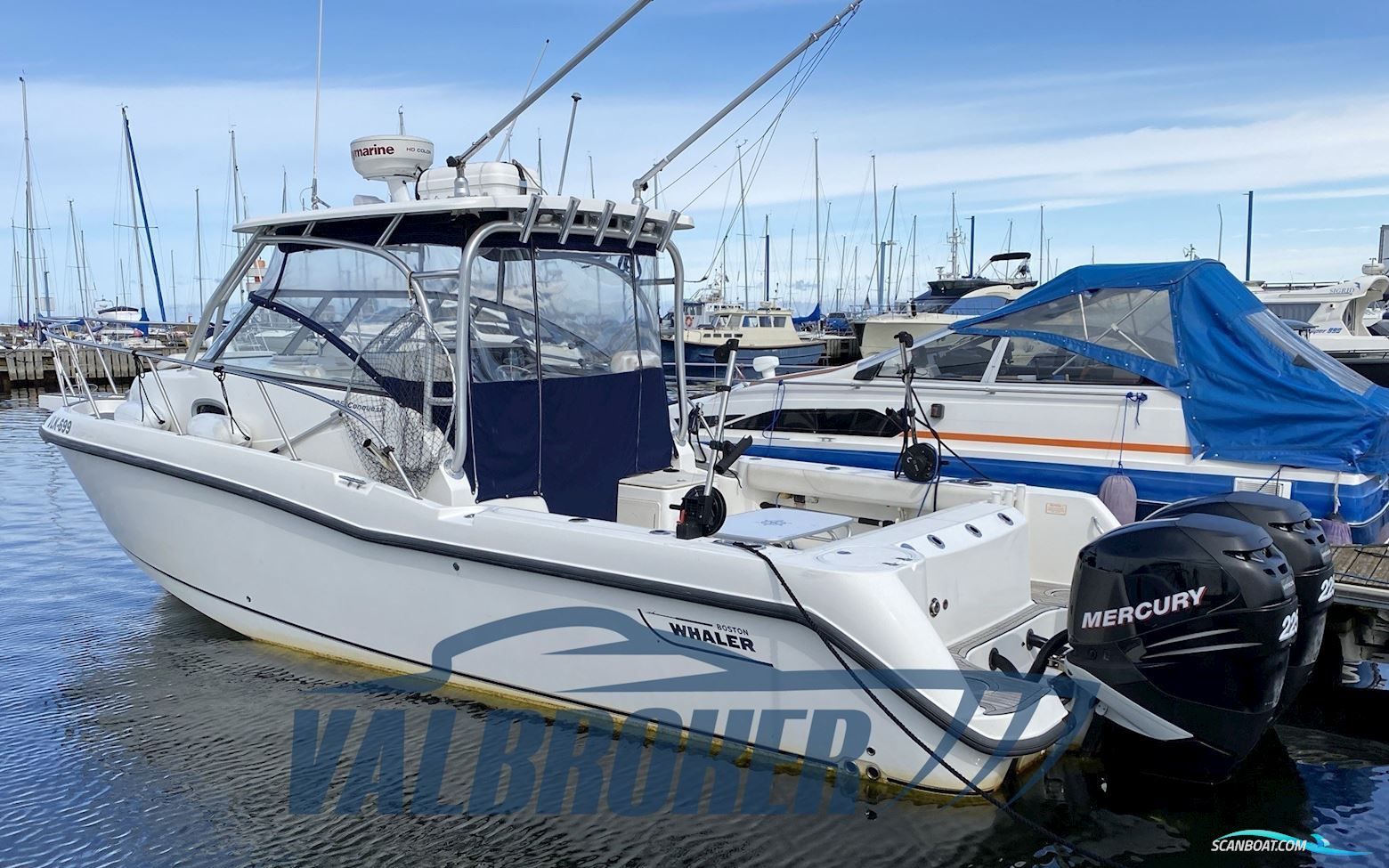 Boston Whaler 285 Conquest Motorboten 2007, met Mercury Verado Neri motor, Estland