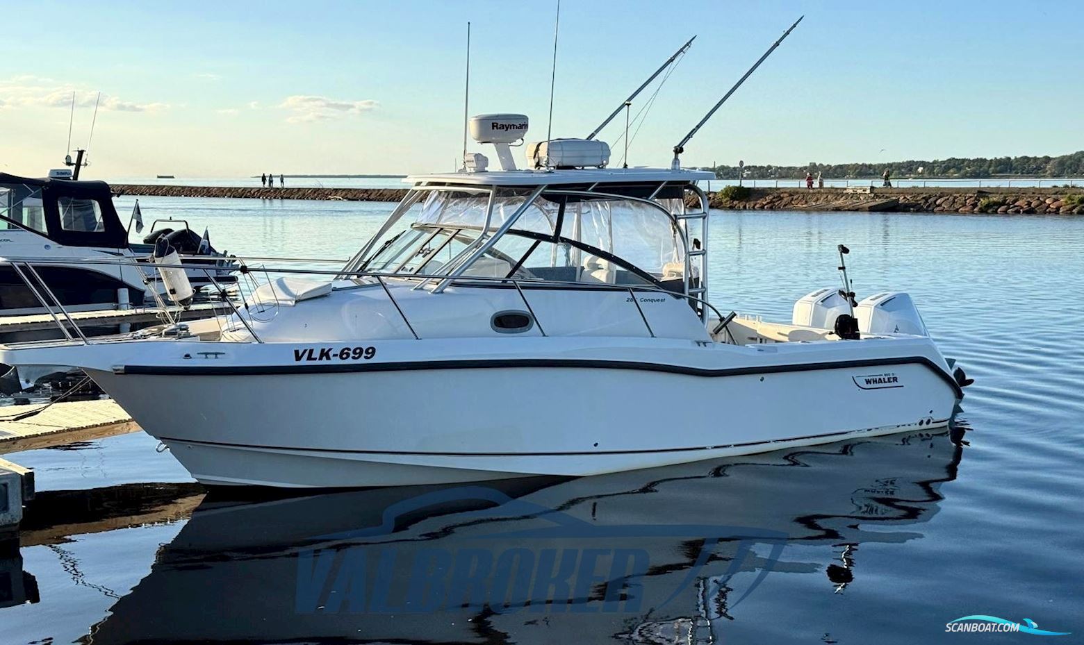 Boston Whaler 285 Conquest Motorboten 2007, met Mercury Verado 225 motor, Estland