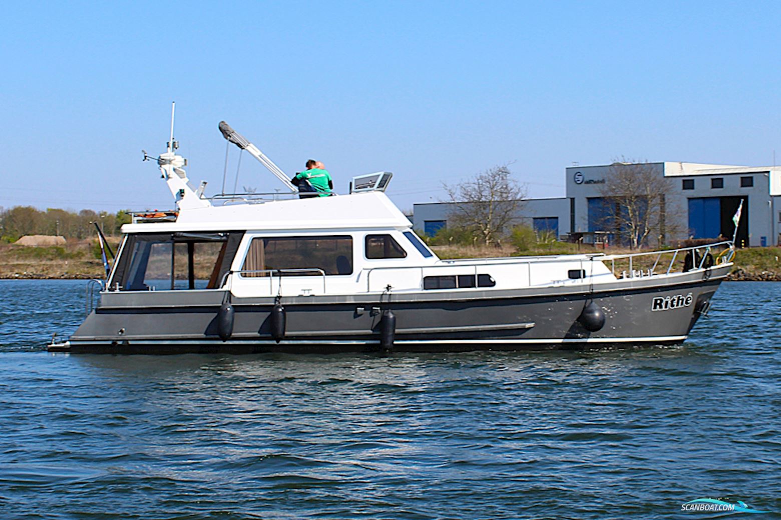 Bouman 12.65 Fly Motorboten 2003, met Vetus - Deutz motor, The Netherlands